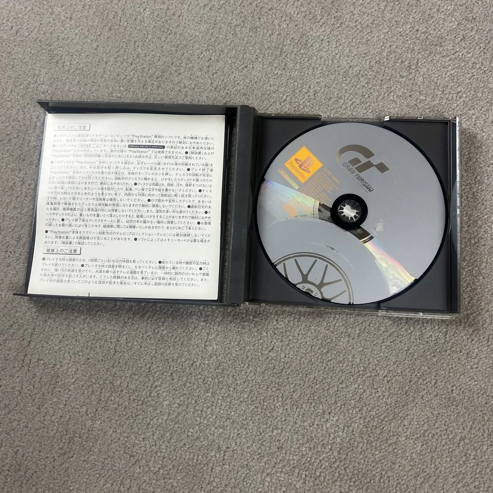 Sony Gran Turismo PS1 PlayStation Japanese Import NTSC-J SCPS 10045 Racing Game